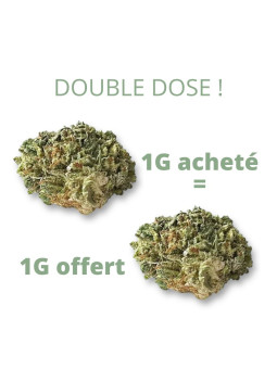 Fleur de CBD - La Pop Corn Double Dose CBD