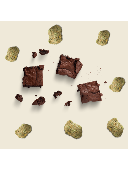 Brownie chocolat – Delta 9 THC 150 mg | Le Lab du Bonheur  CBD