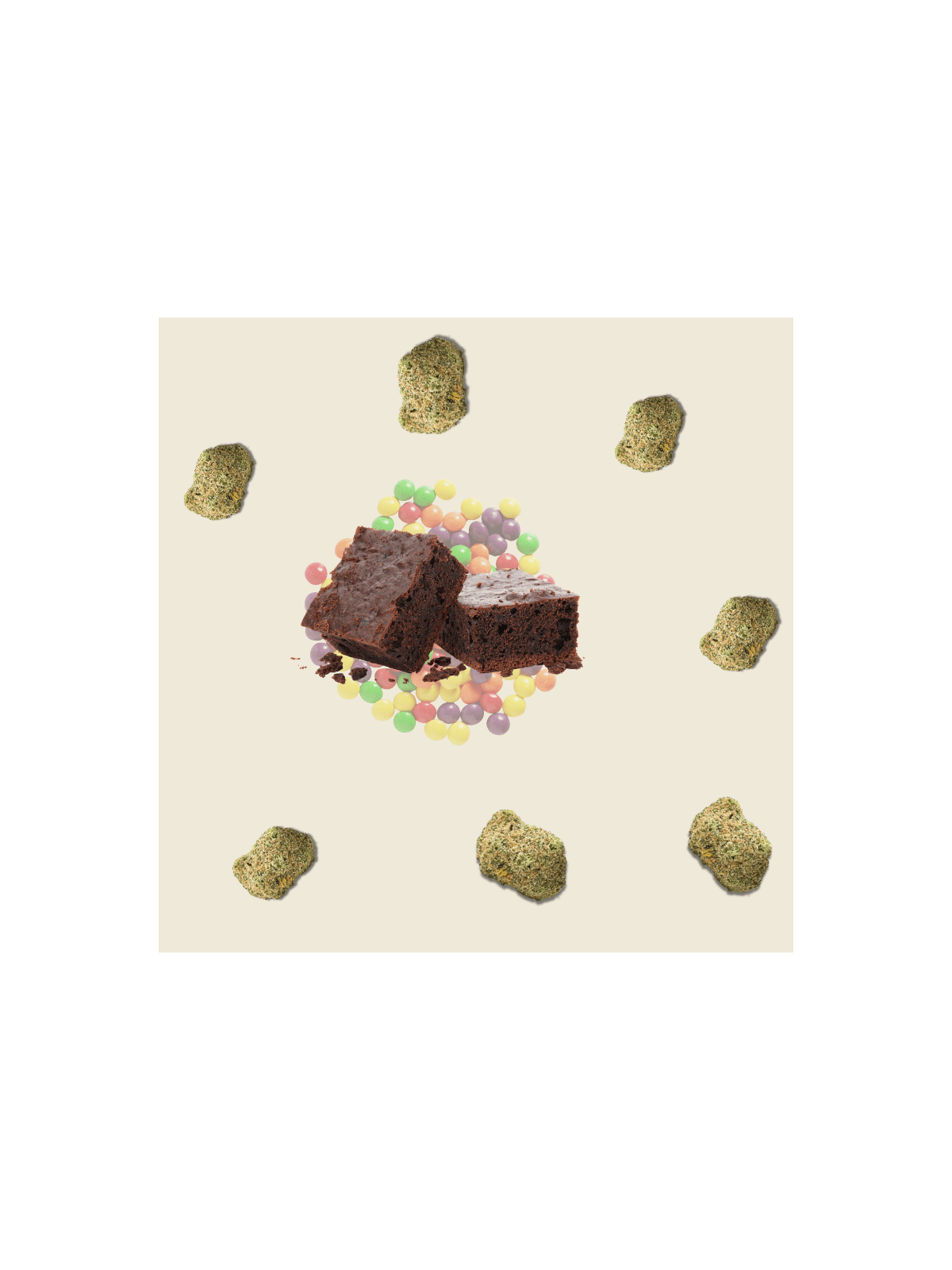 Brownie chocolat – FULL SPECTRUM CBD:THC | Le Lab du Bonheur  CBD