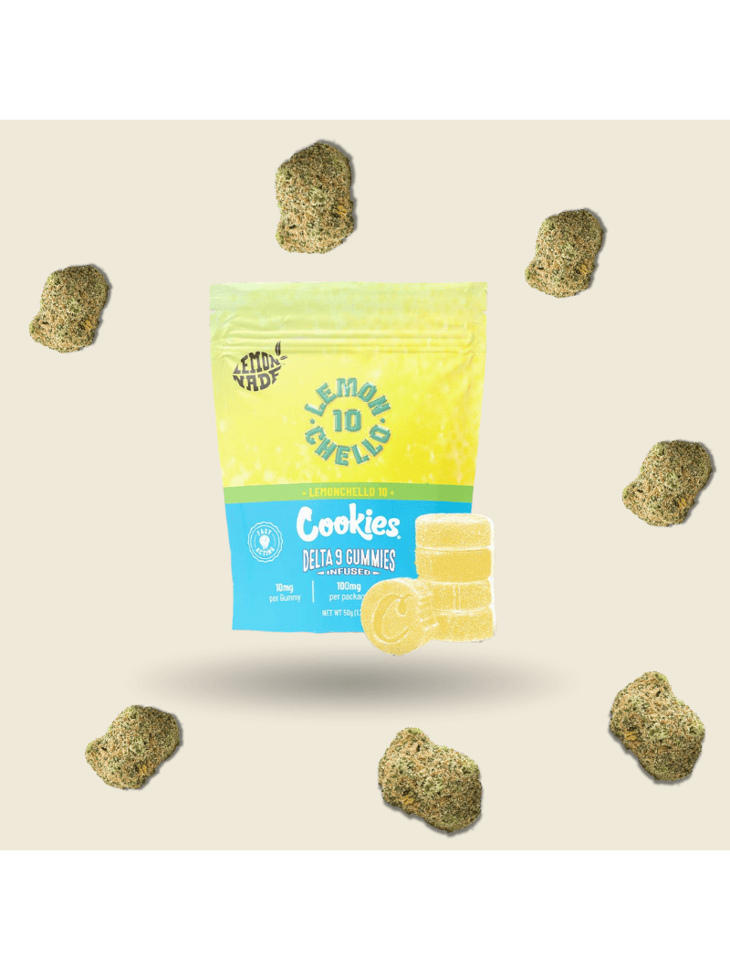 Cookies Lemonchello Gummies – Delta 9 THC 10 mg (10 pcs)  CBD