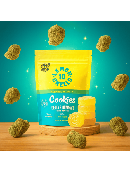 Cookies Lemonchello Gummies – FULL SPECTRUM CBD:THC 10 mg (10 pcs)  CBD
