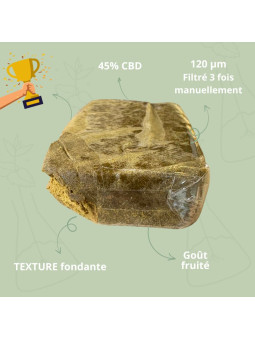 Résine CBD - Triple Filtré x3 CBD