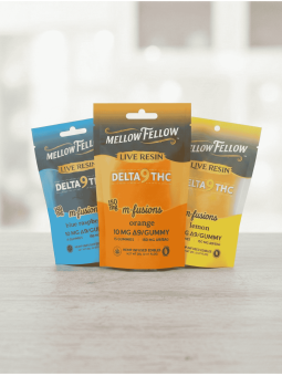 Gummies Delta 9 THC 10mg Live Resin – Mellow Fellow Raspberry (15 unités)  CBD