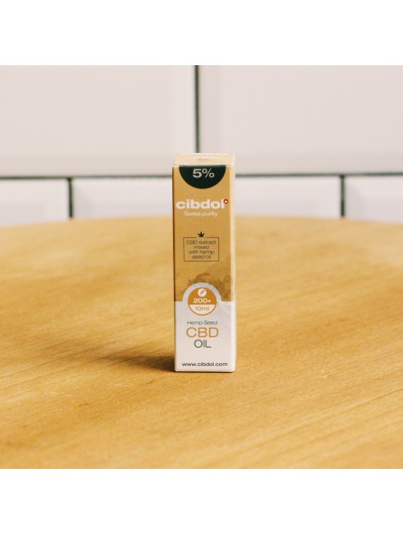 Huile de CBD 5% - Cibdol - 10ML - base huile de chanvre Huile de CBD 5% - Cibdol - 10ML - base huile de chanvre
