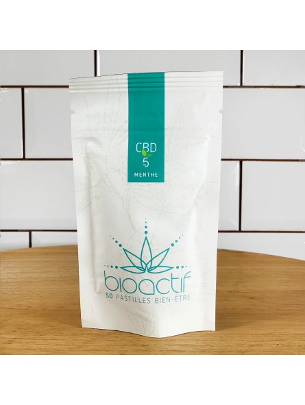 Pastilles au CBD - 5 mg - Menthe - Bioactif Pastilles au CBD - 5 mg - Menthe - Bioactif