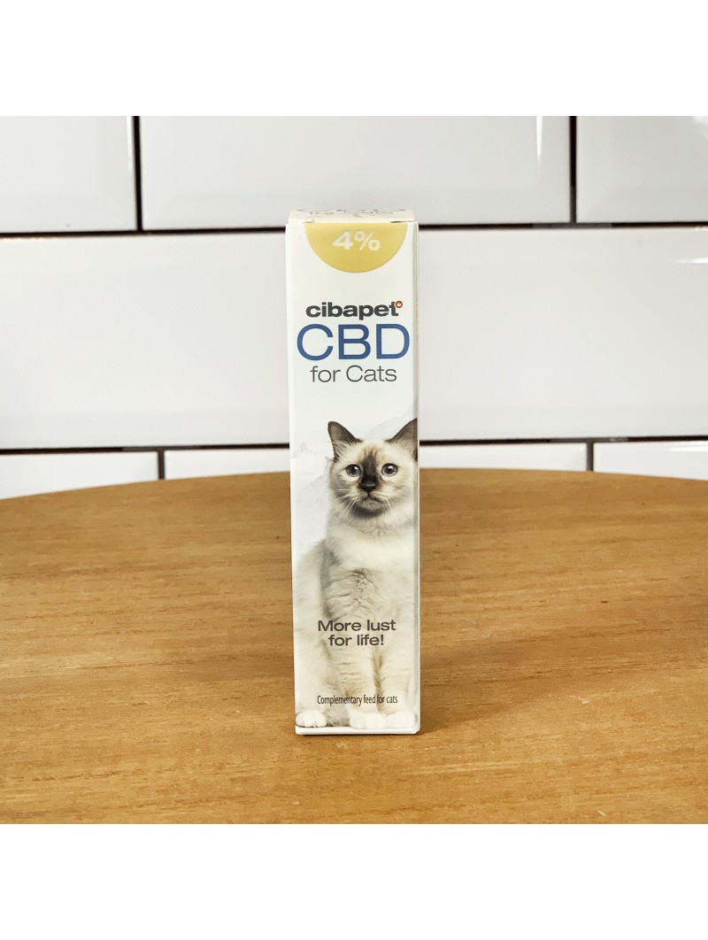 Huile de CBD 4% pour chats - Le Lab du Bonheur