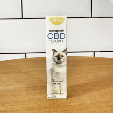 Huile de CBD 4% pour chats - Cibapet