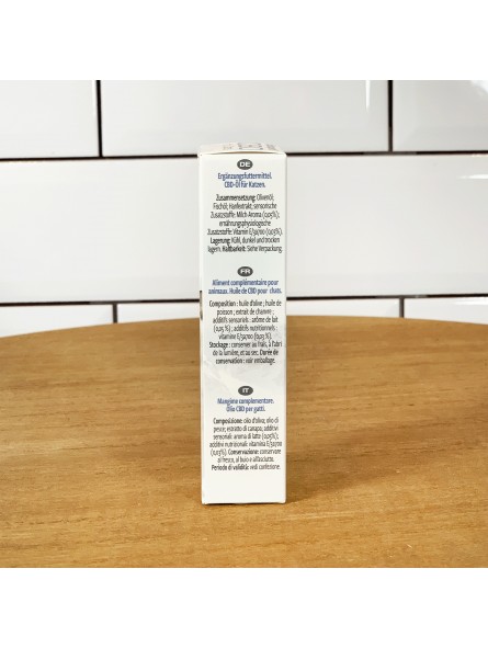 Huile de CBD 4% pour chats - Cibapet