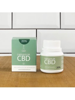 Capsules 20% CBD - Le Lab du Bonheur CBD