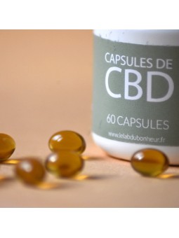 Capsules 20% CBD - Le Lab du Bonheur CBD