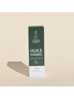 Huile CBD et mélatonine - Le Lab du Bonheur