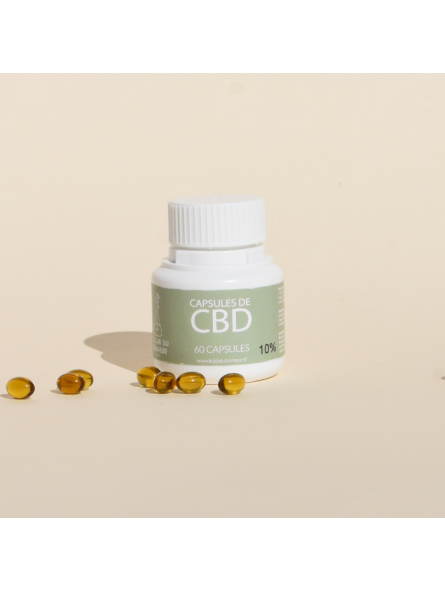 Capsules 10% CBD - Le Lab du Bonheur Capsules 10% CBD - Le Lab du Bonheur