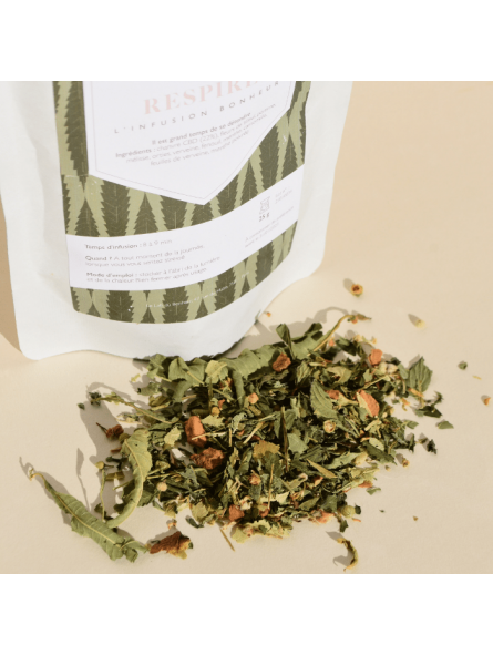 Infusion CBD Bien-Être Respire - Le Lab du Bonheur CBD