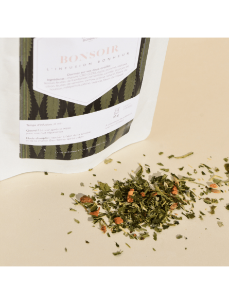 Infusion CBD Douce Nuit Bonsoir - Le Lab du Bonheur CBD