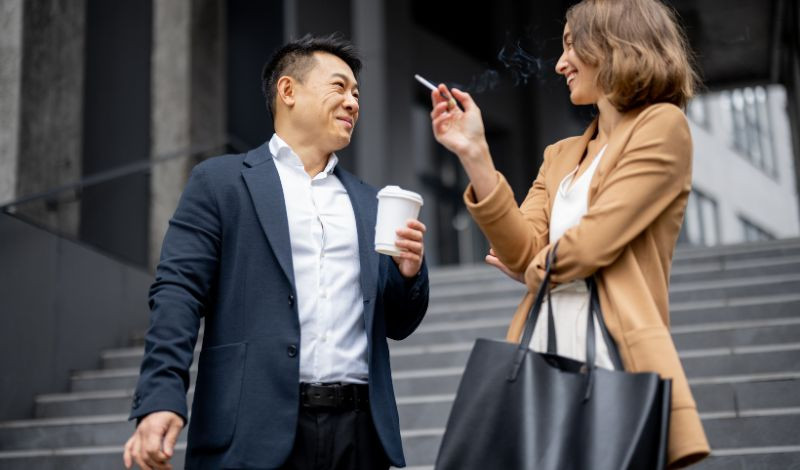 Fumer du CBD sur son lieu de travail